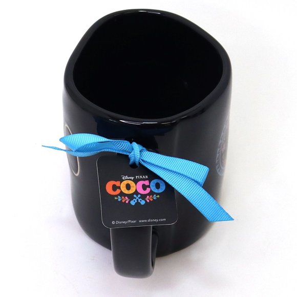Rae Dunn Disney Pixar Miguel COCO LL Double Sided Black Mug Day of the Dead - Picture 3 of 5